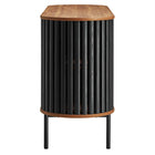 Modway - Fortitude Ovale de 59" Buffet - Noir noyer-Capsules de pied non marquées