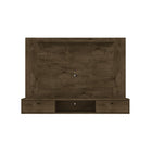Manhattan Comfort - Centre de divertissement flottant Liberty 70,86 po style milieu du siècle moderne - Brun rustique-Centre de théâtre mural de style mid-century modern pour salon et chambre