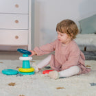Miniland - Sentez-vous pour apprendre : empilez et faites rouler des anneaux-Niveaux Prématernelle