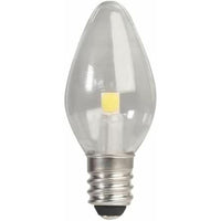 Northern Stars - DEL Ampoule LE-1C7/WW/2PK 2700K 120V 0.75W E12 50 - Claire - Paquet de 10-Claire