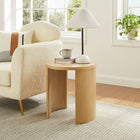 Modway - Aspect Bois rond Table d’appoint - Chêne-Placage en bois de chêne