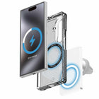 ITSKINS - Étui Hybrid_R Hinge Clear avec Magnets pour Samsung Galaxy Z Fold8 Ultra - Fumée-Fabriqué à partir de matériaux 100% recyclés