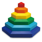 Popular Playthings - PPY19000 Jeu d'empilage Hexacus-Couleurs et morceaux assortis