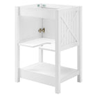 Modway - Steam Armoire de toilette de salle de bain (lavabo non inclus) - Blanc-6