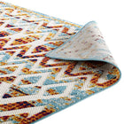 Modway - Reflect Treillis marocains Tamako Diamond et Chevron Tapis intérieur / extérieur de 5 pi l x 8 pi L - Multicolore-9