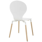 Modway - Path Chaise à manger Ensemble de 2 - Blanc-5