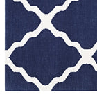 Modway - Marja Treillis marocain Tapis de 5 pi l x 8 pi L - Marine et Ivoire-Microfibre 100% polyester