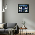 Auston Matthews 4 Photo Collage - Impression encadree - 36" x 28"-Prêt à accrocher - livré entièrement assemblé