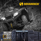 NovaWinch SUPERB treuil électrique 12 V, capacité de 3 500 lb avec câble synthétique, interrupteur au guidon-Frein mécanique avec maintien automatique de la charge