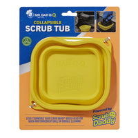 Mr. Bar-B-Q - Plateau de nettoyage pliable par Scrub Daddy-Plongez facilement la tête de brosse Scrub Daddy dans l'eau pour un nettoyage rapide et pratique du gril ou de la plaque de cuisson.