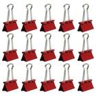 JAM Paper - Pinces à reliure colourées - taille moyenne - 32 mm (1 1/4 po) - pinces rouges - paquet de 15-Parfait pour rester organisé avec style à la maison, à l'école ou au bureau !