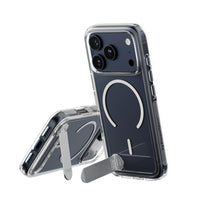 PanzerGlass - CARE Etui avec Kickstand MagSafe pour iPhone 17 Pro - Transparent-Béquille polyvalente en aluminium recyclé conçue pour être pratique