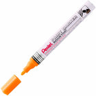 Pentel - Marqueur de peinture - Pointe moyenne - Pointe ogive - Encre orange-Séchage rapide