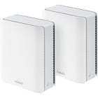 ASUS - Routeur extensible intelligent AiMesh tri-bande ZenWiFi BT6 - Paquet de 2-Smart AiMesh alimenté par l'IA augmente la couverture jusqu'à 5800 pieds carrés (pack de 2) et une extensibilité facile avec les routeurs ASUS compatibles pour un Wi-Fi domestique transparent et sécurisé