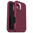 OtterBox - Coque Defender Pro avec MagSafe pour iPhone 16 - Rouge Foxberry-Défense à trois couches avec une coque en silicone pour résister aux chocs, une coque intérieure rigide pour maintenir votre téléphone en place et un support en mousse à mémoire de forme pour la stabilité