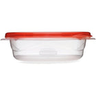 Rubbermaid - Contenants carrés pour la conservation des aliments TakeAlongs à emporter, couvercles rouge rubis, 669 ml (2,9 tasses), paquet de 4-Le clic des couvercles hermétiques à enclenchement rapide vous permet de savoir qu’ils sont bien fermés