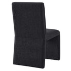 Modway - Emory Tissu tapis Fauteuil d’appoint de salle à manger in Ébène-6