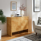 Modway - Hudson Bois de Burl de 40" Buffet - Naturel-Portes à fermeture douce