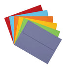 JAM Paper - Enveloppes d'invitation colourées A6 avec fermeture autocollante à décoller et coller - 4 3/4 x 6 1/2 - couleurs primaires assorties - 150/paquet-Quantité : L'assortiment comprend 25 enveloppes de chaque couleur, pour un total de 150 enveloppes