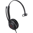 Yealink - Casque filaire UH35 Mono USB-C/USB-A - Microsoft Teams-Le système à double microphone, amélioré par la technologie Acoustic Shield