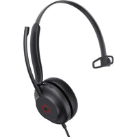 Yealink - Casque filaire UH35 Mono USB-C/USB-A - Microsoft Teams-Le système à double microphone, amélioré par la technologie Acoustic Shield