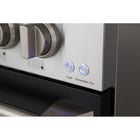 Kucht - 48 po Série KNG Cuisinière Pro Style au gaz propane - Acier inoxydable/Noir-Cuisinière entièrement en acier inoxydable avec poignée professionnelle pour une expérience culinaire optimale