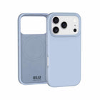Blu Element - Étui Silicone MagSafe pour iPhone 17 Pro - Bleu pastel-Doublure en microfibre pour éviter les rayures