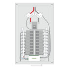 Emporia - Vue 3 Moniteur d'énergie domestique triphasé intelligent avec 16 capteurs de niveau de circuit 50A-Réduction facture électricité possible en configurant automatisation dans application emporia energy pour gérer consommation selon tarification heures utilisation demande pointe production solaire et programmes récompenses énergie, rapports énergie en direct analyse dépenses et notifications automatiques aident identifier opportunités économies