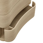 Modway - Mirae 5 tiroirs Commode courbe, Chêne léger à la brosse-8