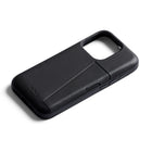 Bellroy - Étui pour téléphone portable à 3 cartes pour Apple iPhone 15 Pro Max - Noir-Cuir éco-tanné premium et polymère souple