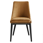 Modway - Viscount Performance Velvet Chaise à manger - Cognac-8