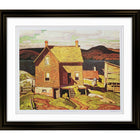 House At Parry Sound par A.J. Casson - Impression encadree - 34" x 30"-Impression d'art de haute qualité avec passe-partout et encadrement professionnel