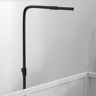PawHut - Box de mise bas pour chiens avec support de lumière rétractable et tapis - 49 po L x 47 po l-Patins en caoutchouc antidérapants pour protéger le sol et assurer la stabilité