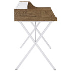 Modway - Bin Bureau - Noyer-Dessus en mélamine à motif de bois