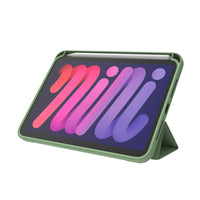 Étui J CPA LD u RA pro avec porte-crayon pour iPad mini 2024 et 2021 - vert clair-Étui à rabat léger