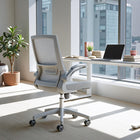 Zuo - Pater Chaise de bureau - Gris-Dimensions: 26,2 po L x 26,2 po L x 42,9 po H