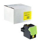 fuzion - Lexmark (71B1HY0) Cartouche De Toner Compatible - Rendement Haut - Jaune-Couleur d'encre: Jaune