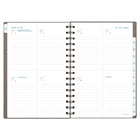 AT-A-GLANCE - Agenda hebdomadaire/mensuel Signature 2027 - 8 1/2 po H x 5 3/8 po l - gris - bilingue-Format des pages : 8 1/2 po H x 5 3/8 po l