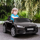 Aosom - Voiture électrique pour enfants sous licence officielle - véhicule à batterie 6v - noir-Le système de suspension à quatre roues offre une conduite en douceur 