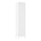 Manhattan Comfort - Armoire de rangement individuelle moderne Naomi 15 po avec casier - Blanc-Acier: Nettoyage: Essuyez avec un chiffon doux et sec. Pour les taches tenaces, utilisez un détergent doux avec de l’eau, puis séchez avec un chiffon pour éviter les traces d’eau. À éviter: N’utilisez pas de tampons abrasifs qui pourraient rayer la surface. Évitez de laisser de l’eau ou de l’humidité sur la surface pendant de longues périodes.. Entretien: Vérifiez régulièrement la présence de rouille, surtout dans 