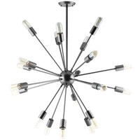 Modway - Beam Acier inoxydable Lustre - Gris-Luminaire de plafond moderne
