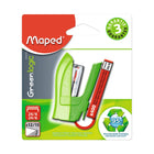 Maped - Mini Agrafeuse Greenlogic - Couleurs assorties-Ote agrafes integre
