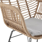 Manhattan Comfort - Ensemble de salon de patio moderne Antibes pour 2 personnes avec table d’appoint - beige et gris - lot de 3-Assemblage à domicile requis Tout le matériel inclus