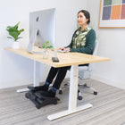 Mount-It! - Repose-pieds ergonomique à double pédale - Noir-La conception dynamique avec pédales indépendantes permet des mouvements intuitifs et améliore la circulation sanguine
