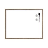 Quartet - Tableau effaçable à sec magnétique - 20 po L x 16 po H - blanc-DOUBLE FONCTIONNALITÉ : Ce tableau combine un tableau effaçable à sec et une surface magnétique en un. Écrivez des notes, dessinez des diagrammes ou notez des rappels avec des marqueurs effaçables à sec, affichez des papiers, des photos et des notes avec des aimants, ou fixez des accessoires magnétiques au tableau. 
