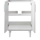 Modway - Augusta 24" Vanette de salle de bain - Blanc Noir-Matchs non inclus