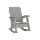 Suncast - Chaise berçante avec rangement - Gris colombe-Capacité de poids de 375 lb.