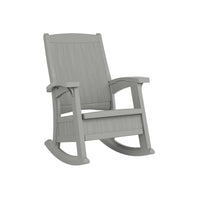 Suncast - Chaise berçante avec rangement - Gris colombe-Capacité de poids de 375 lb.