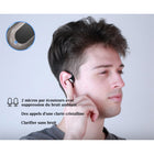 MyBat - Écouteurs Bluetooth Design Lab OpenEar noir et imprimé léopard élégants et confortables pour les modes de vie actifs-9