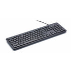 Basic Tech − Clavier filaire − français − noir-Clavier au toucher souple à profil bas pour moins de bruit lors de la frappe